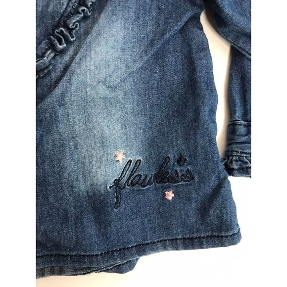 Adriano Goldschmied Baby 12 Months Blue Long Sleeve Shirt Top - Picture 4 of 7